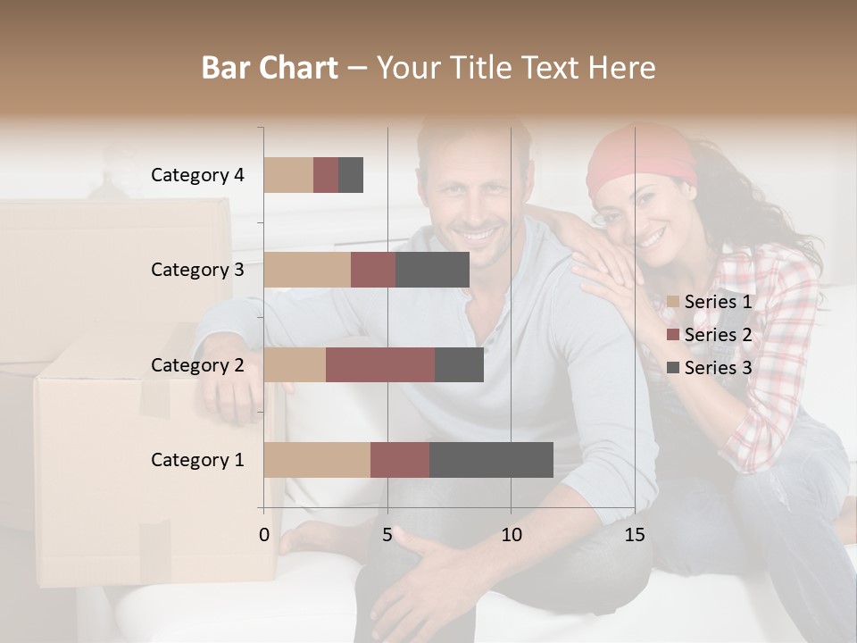 Couple Smiling Loan PowerPoint Template