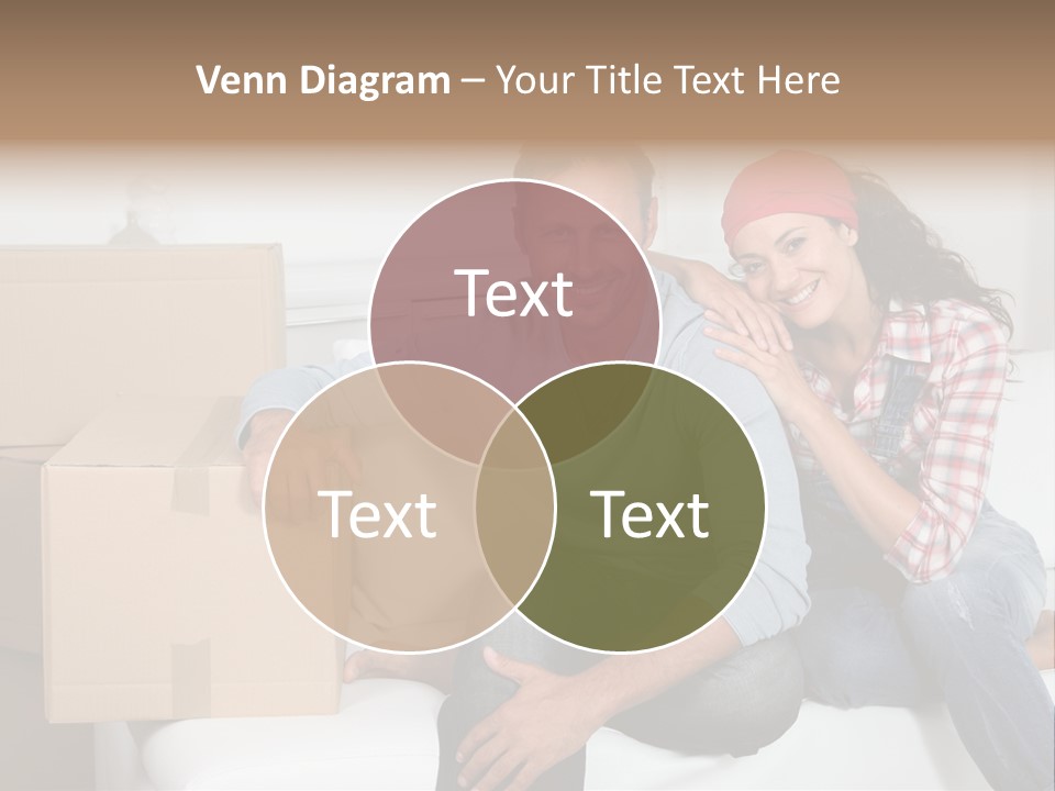 Couple Smiling Loan PowerPoint Template