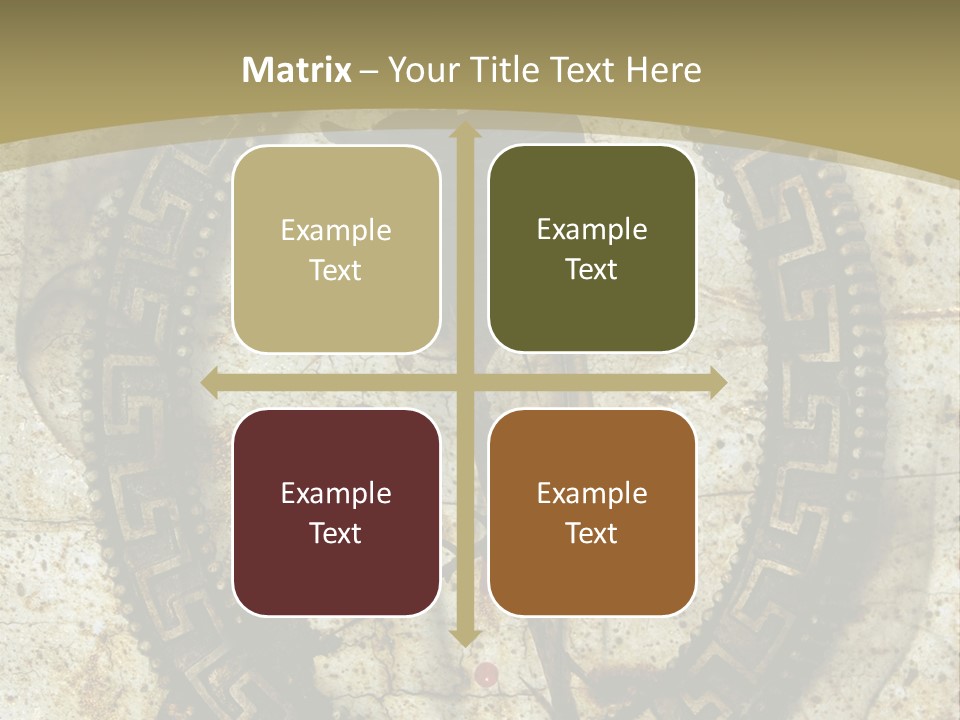 Artistic Beautiful Dry PowerPoint Template