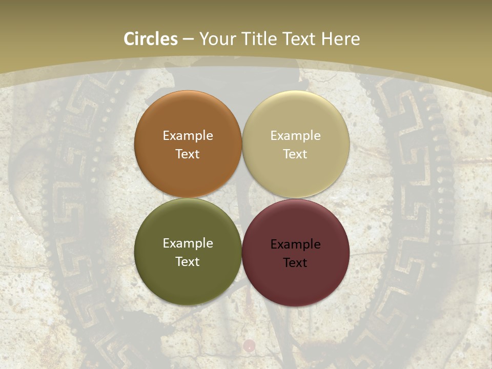 Artistic Beautiful Dry PowerPoint Template