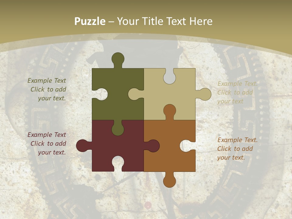 Artistic Beautiful Dry PowerPoint Template