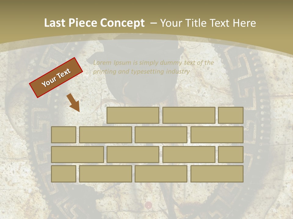 Artistic Beautiful Dry PowerPoint Template