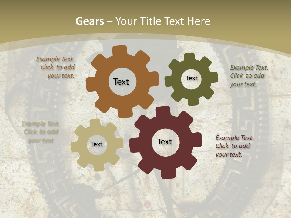 Artistic Beautiful Dry PowerPoint Template