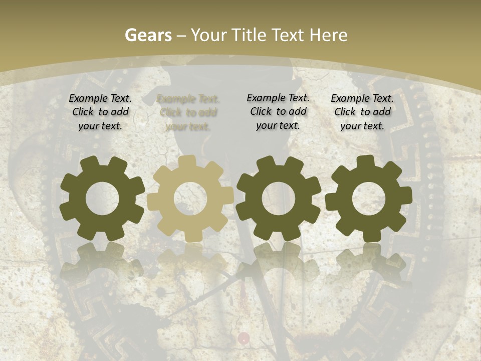 Artistic Beautiful Dry PowerPoint Template