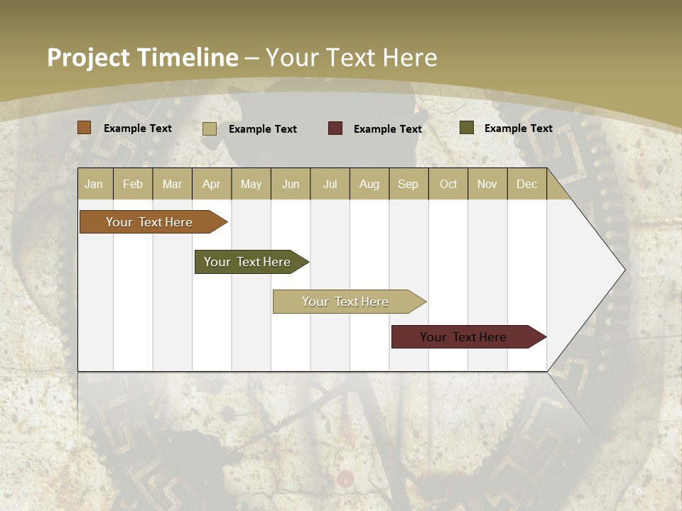 Artistic Beautiful Dry PowerPoint Template