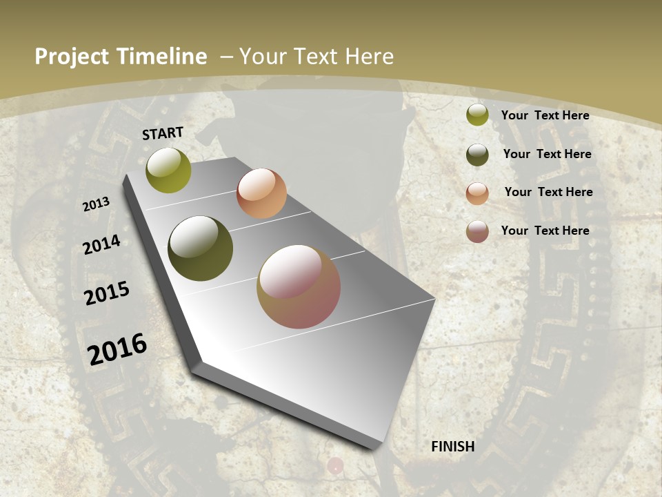 Artistic Beautiful Dry PowerPoint Template