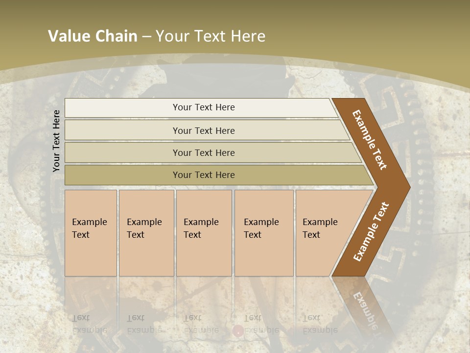 Artistic Beautiful Dry PowerPoint Template