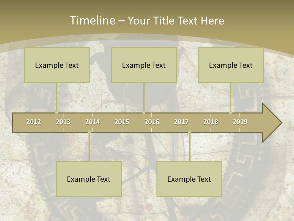 Artistic Beautiful Dry PowerPoint Template