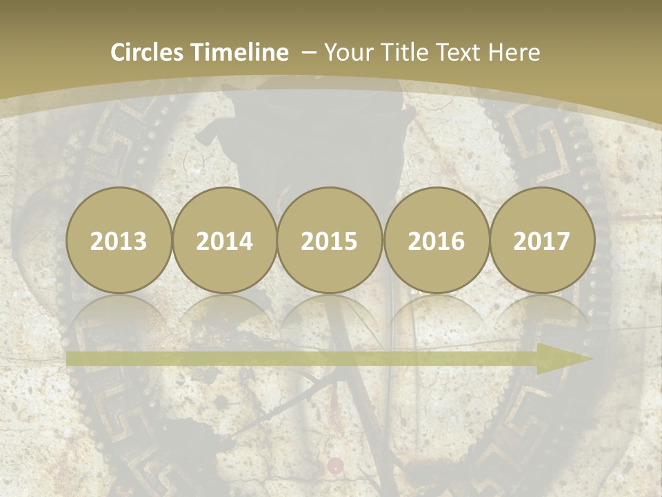 Artistic Beautiful Dry PowerPoint Template