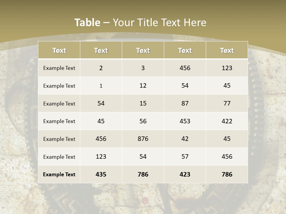 Artistic Beautiful Dry PowerPoint Template