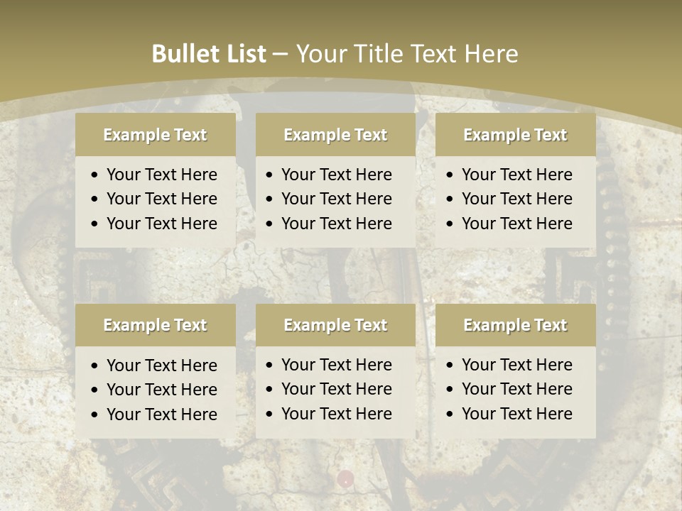 Artistic Beautiful Dry PowerPoint Template