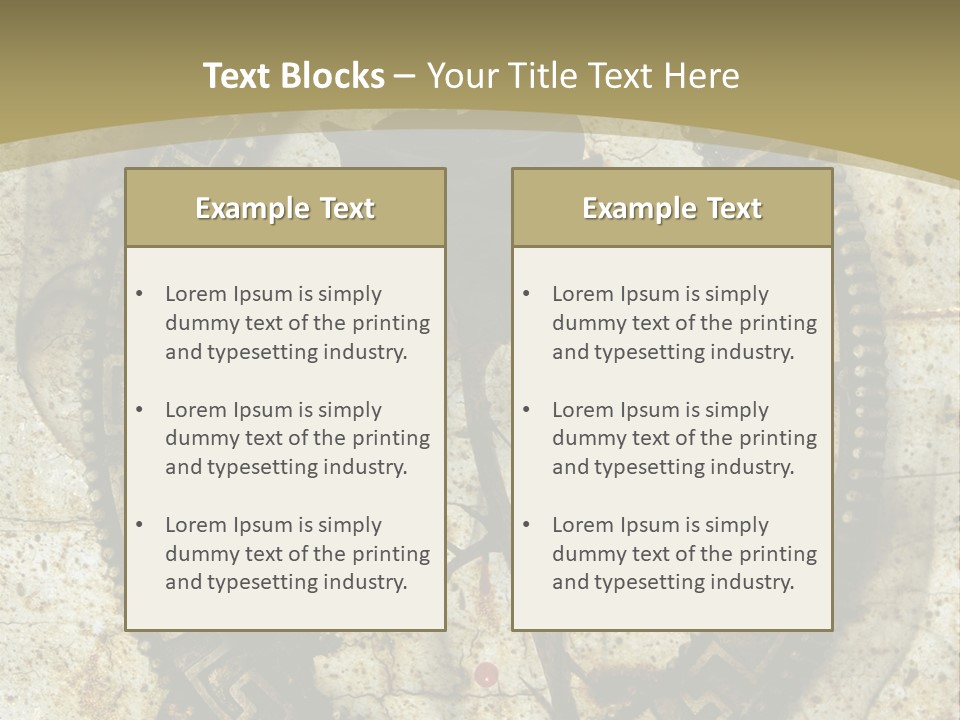 Artistic Beautiful Dry PowerPoint Template