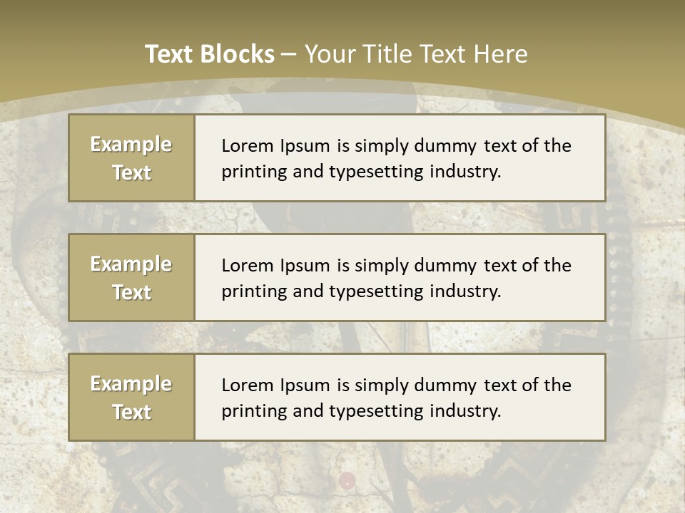 Artistic Beautiful Dry PowerPoint Template