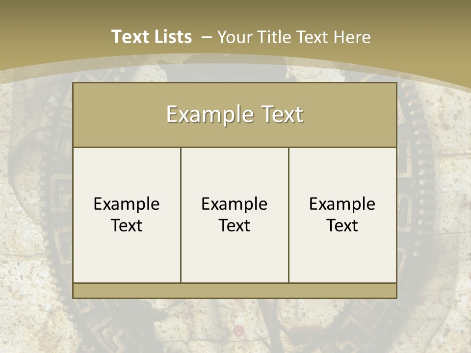 Artistic Beautiful Dry PowerPoint Template