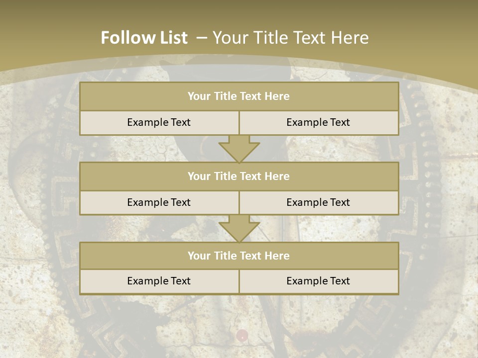 Artistic Beautiful Dry PowerPoint Template