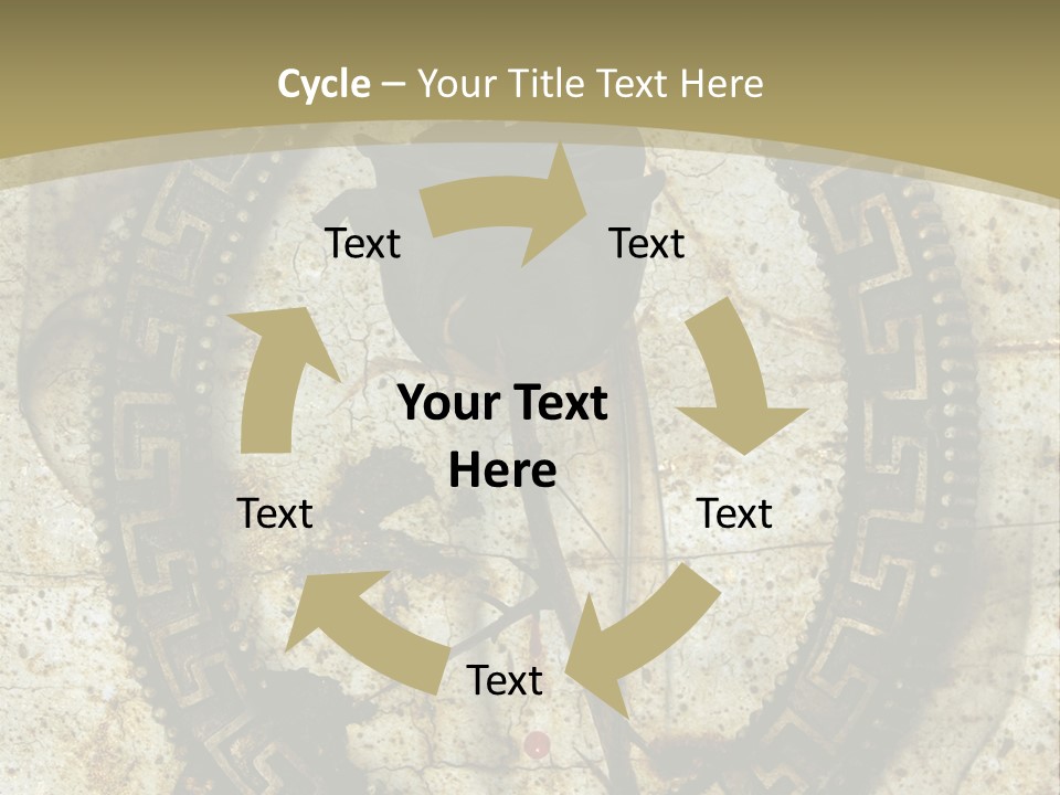 Artistic Beautiful Dry PowerPoint Template