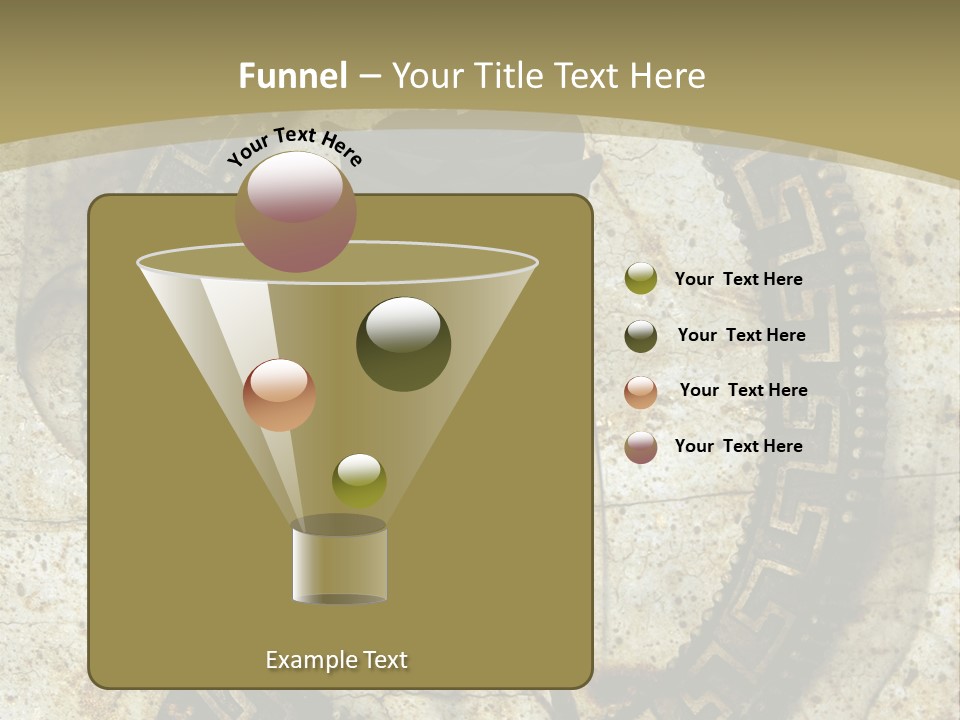 Artistic Beautiful Dry PowerPoint Template