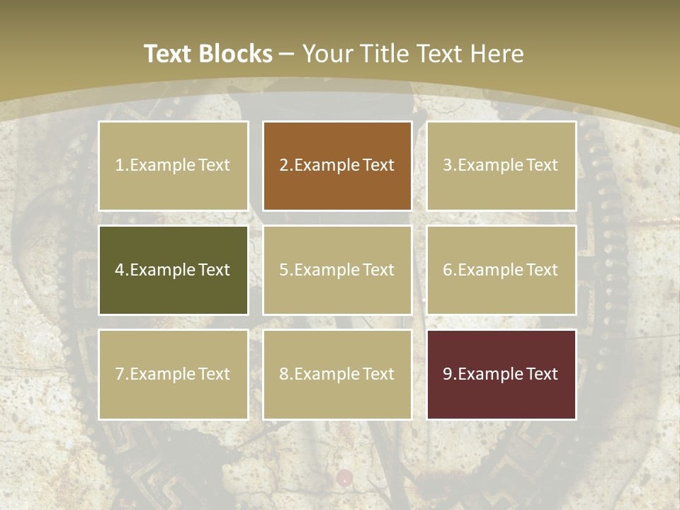 Artistic Beautiful Dry PowerPoint Template