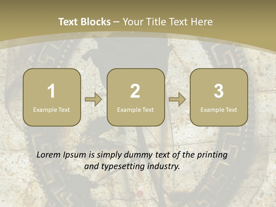 Artistic Beautiful Dry PowerPoint Template