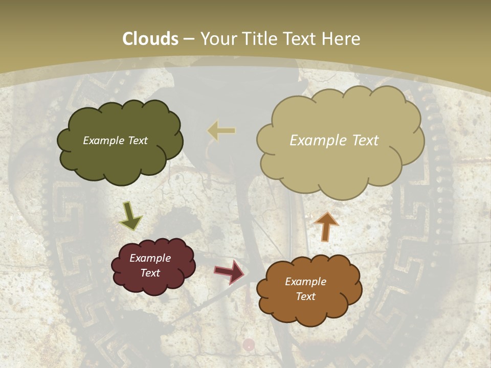 Artistic Beautiful Dry PowerPoint Template