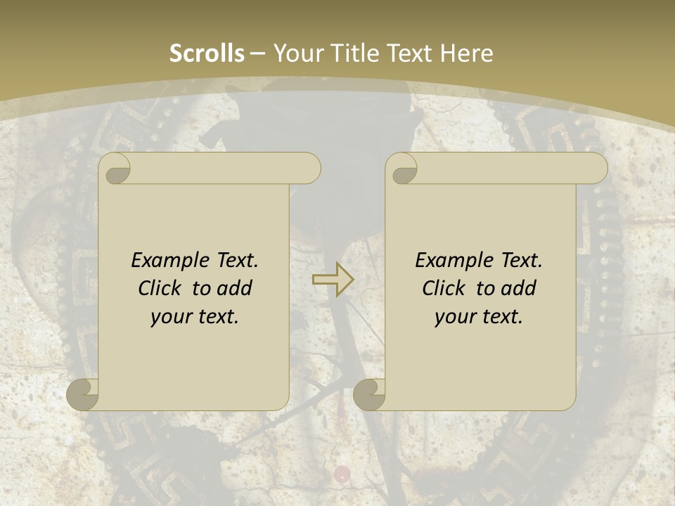 Artistic Beautiful Dry PowerPoint Template
