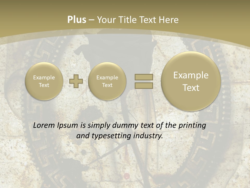 Artistic Beautiful Dry PowerPoint Template