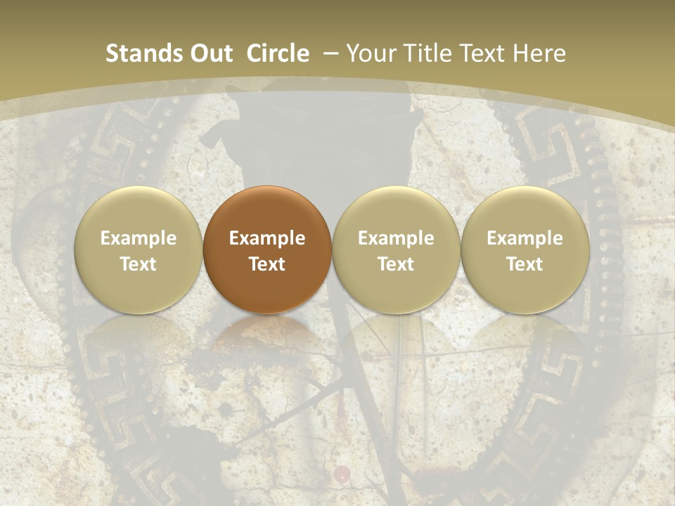 Artistic Beautiful Dry PowerPoint Template