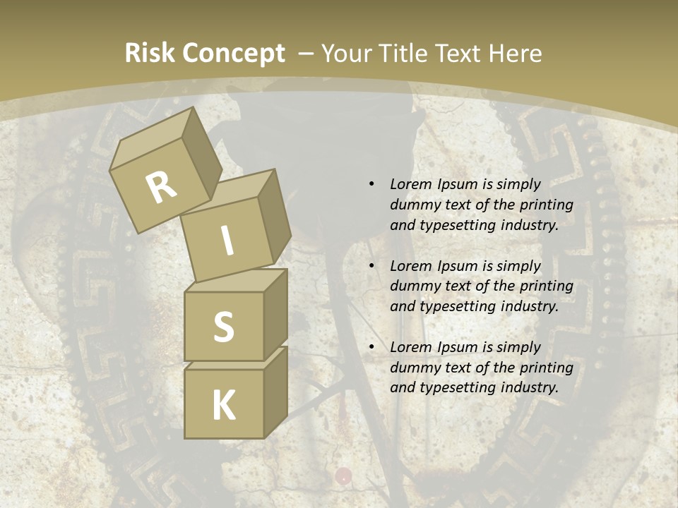 Artistic Beautiful Dry PowerPoint Template