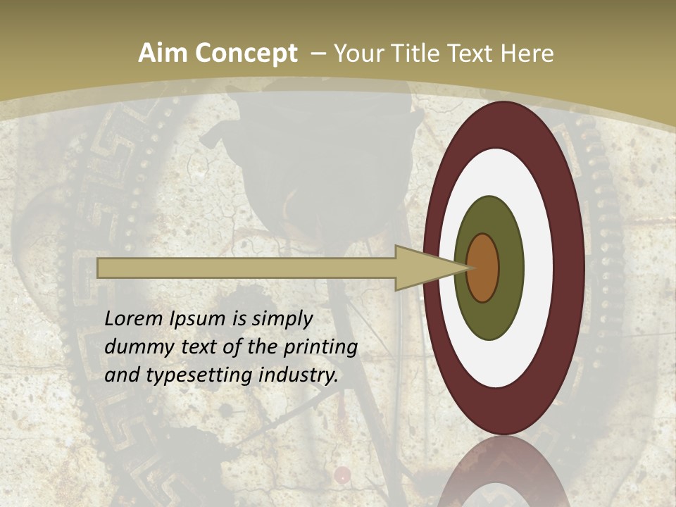 Artistic Beautiful Dry PowerPoint Template