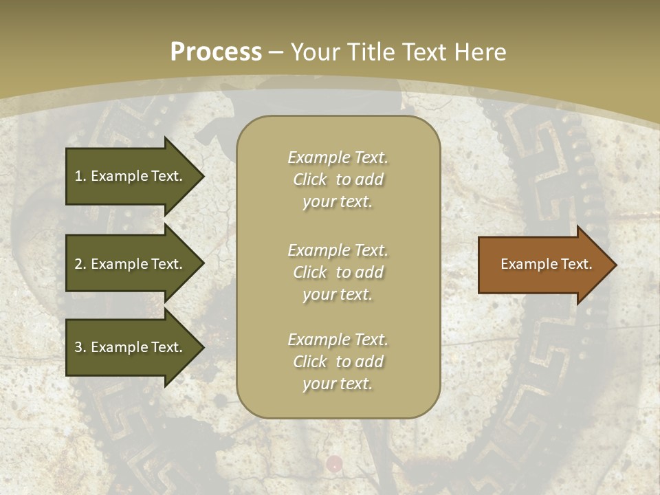 Artistic Beautiful Dry PowerPoint Template