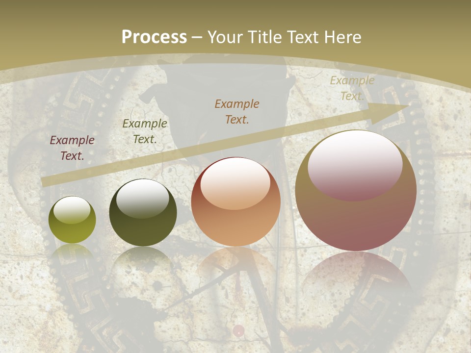 Artistic Beautiful Dry PowerPoint Template