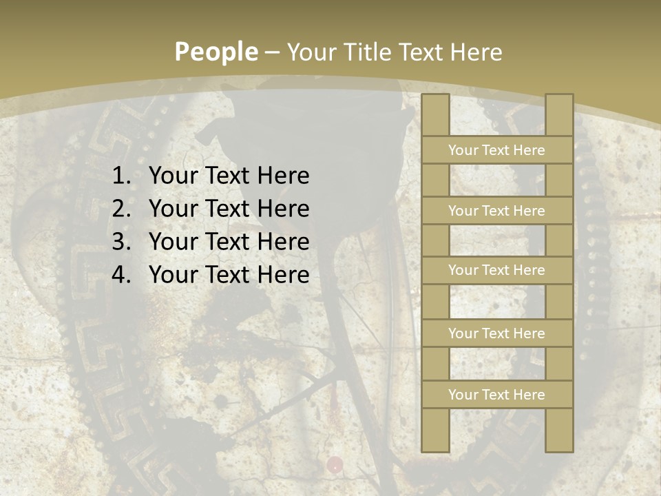 Artistic Beautiful Dry PowerPoint Template