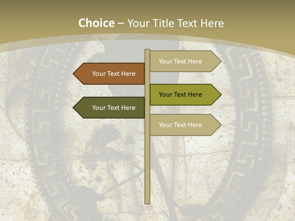 Artistic Beautiful Dry PowerPoint Template