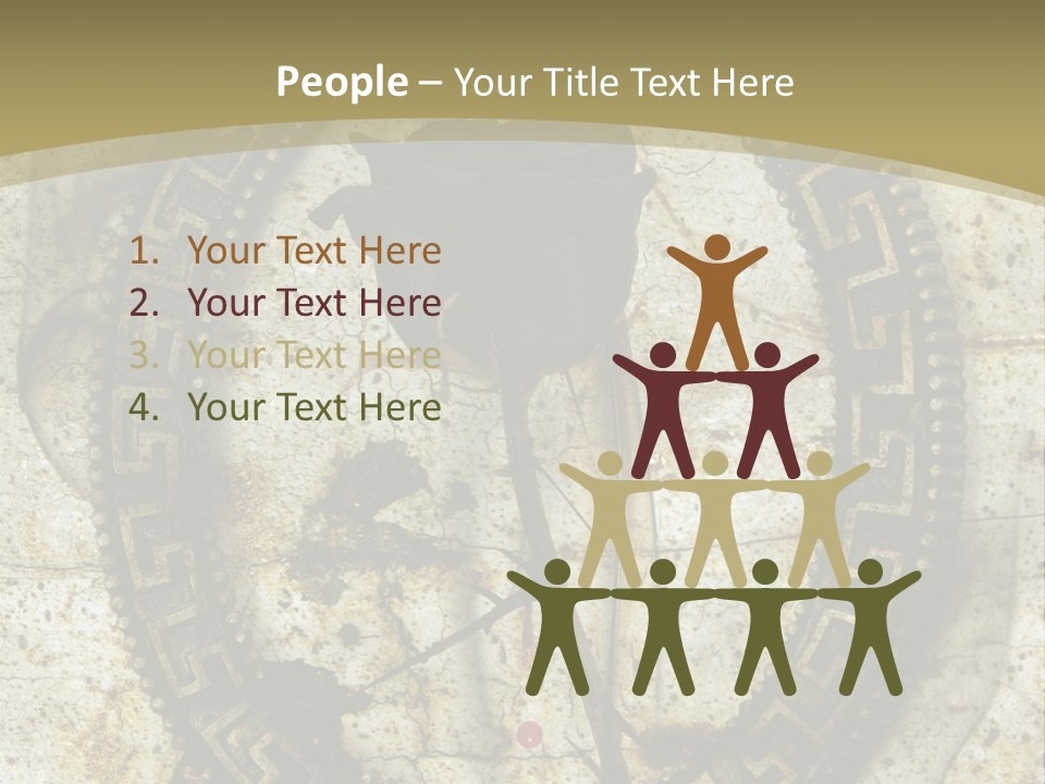 Artistic Beautiful Dry PowerPoint Template