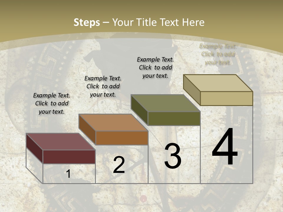 Artistic Beautiful Dry PowerPoint Template