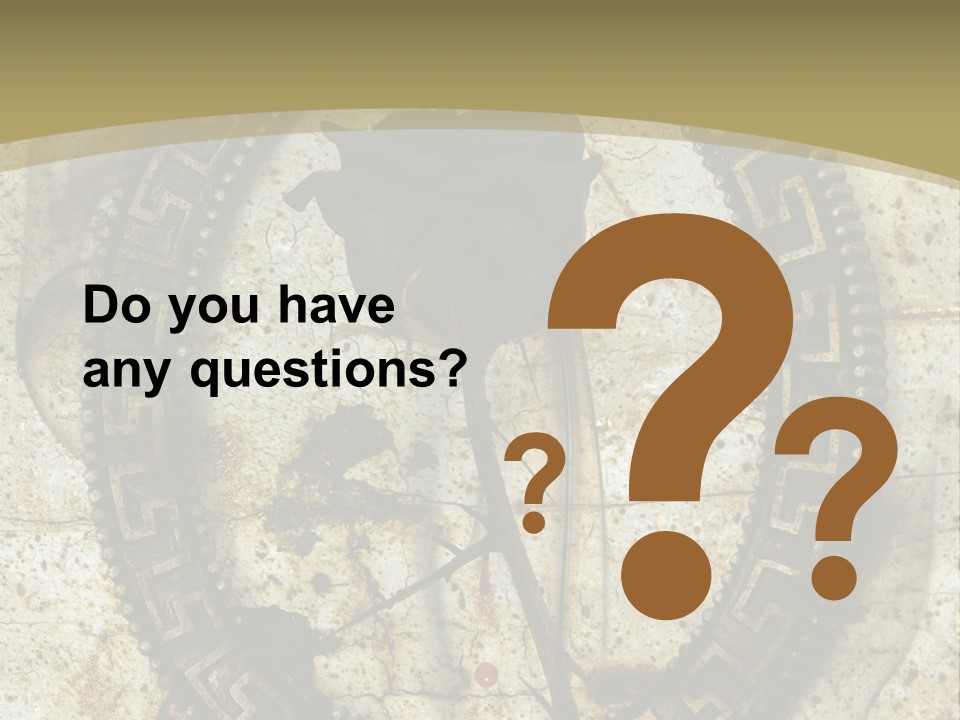 Artistic Beautiful Dry PowerPoint Template