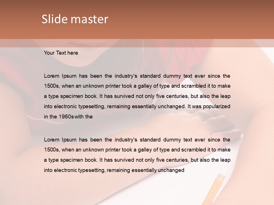 White Space Sweet PowerPoint Template