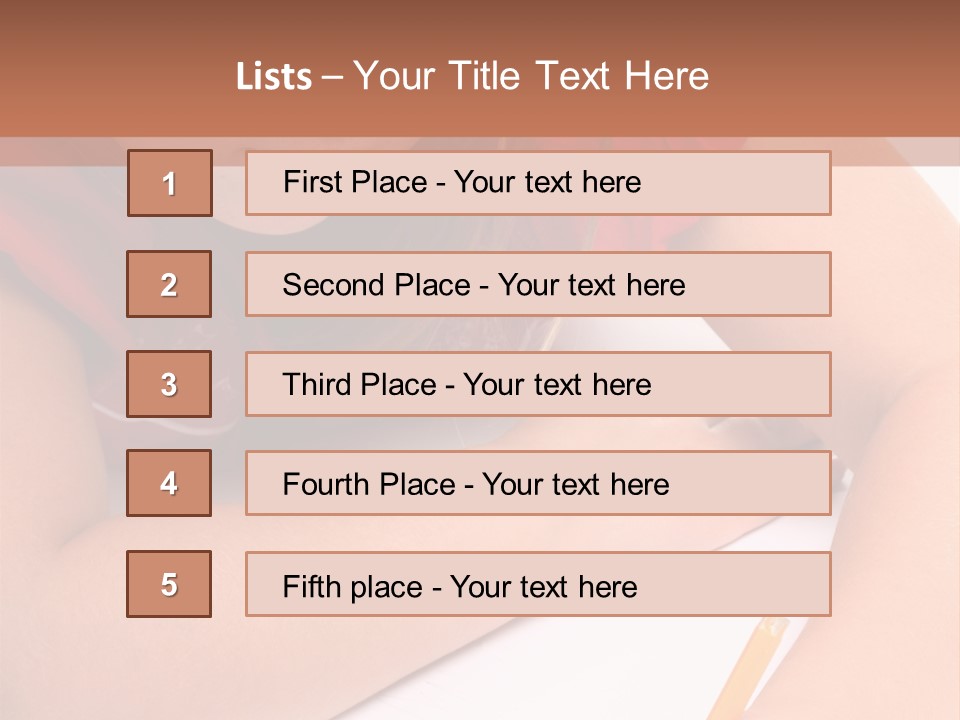 White Space Sweet PowerPoint Template