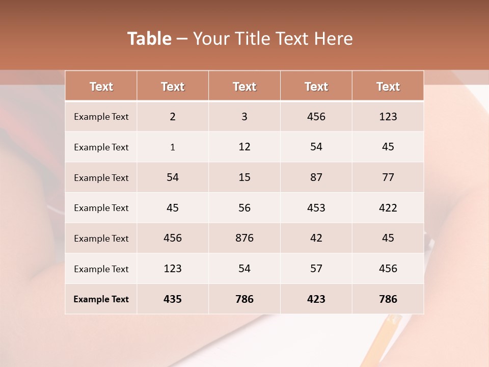 White Space Sweet PowerPoint Template