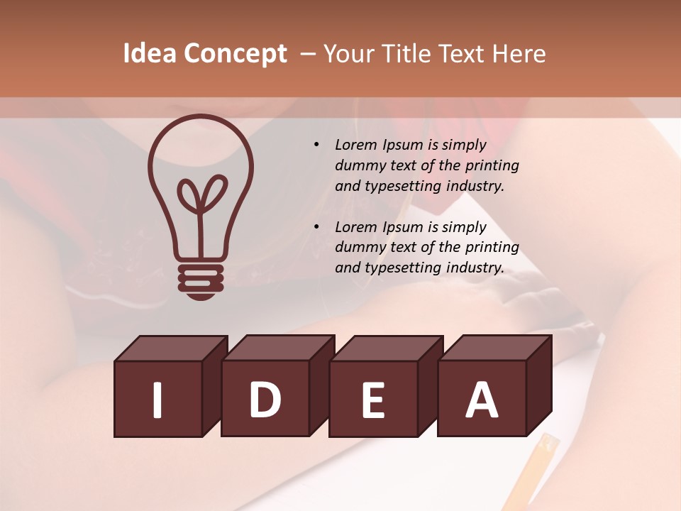 White Space Sweet PowerPoint Template