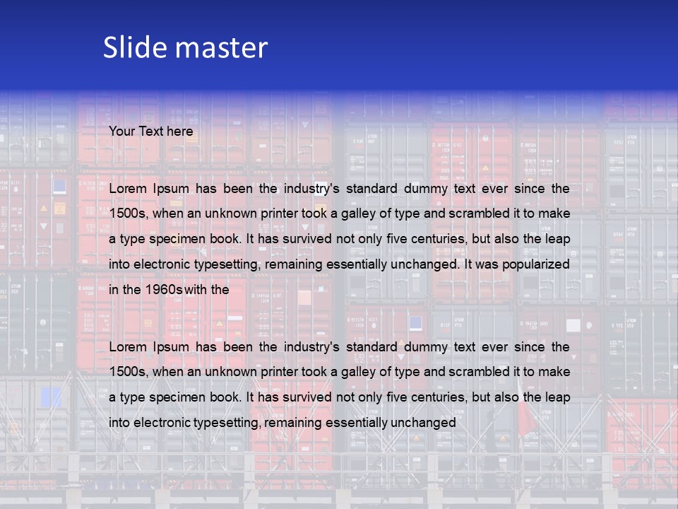 Loading Background Economy PowerPoint Template