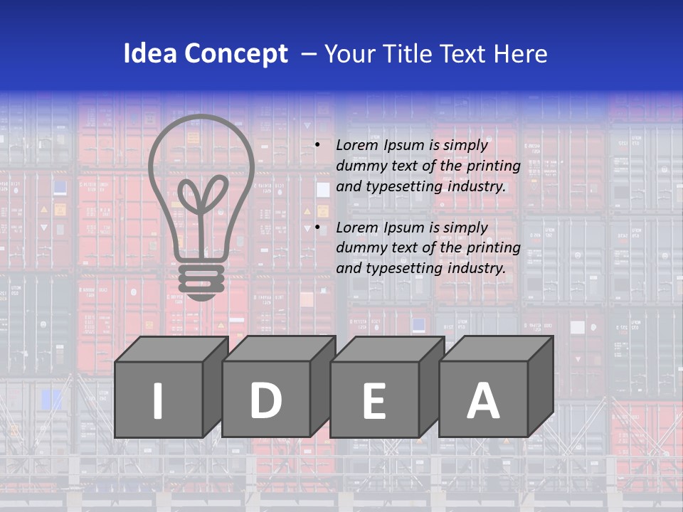 Loading Background Economy PowerPoint Template