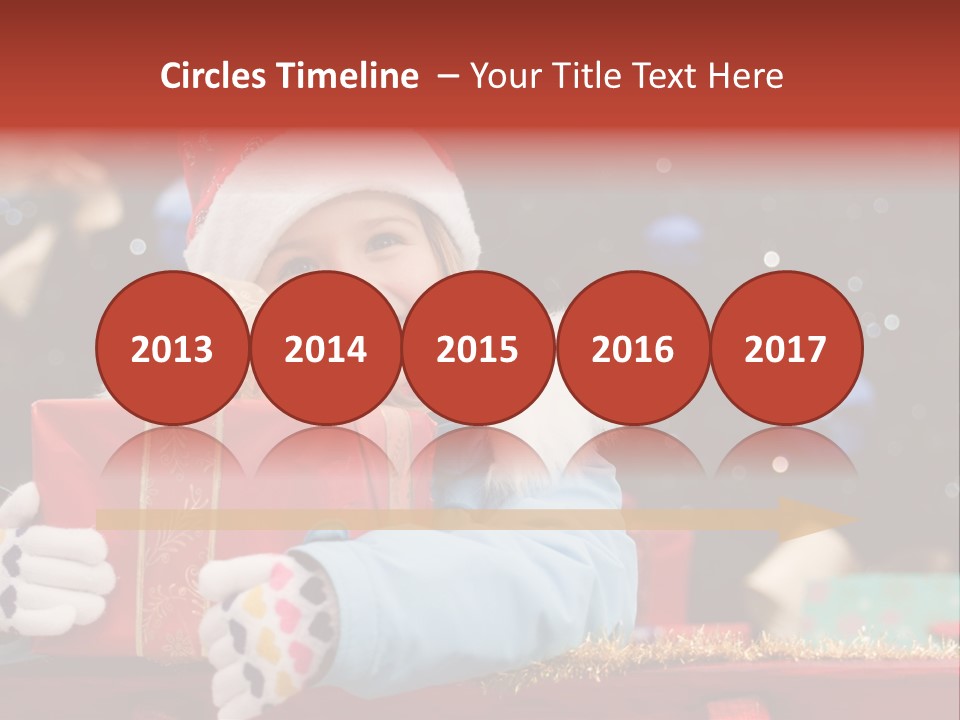 Cheerful Looking Smiling PowerPoint Template