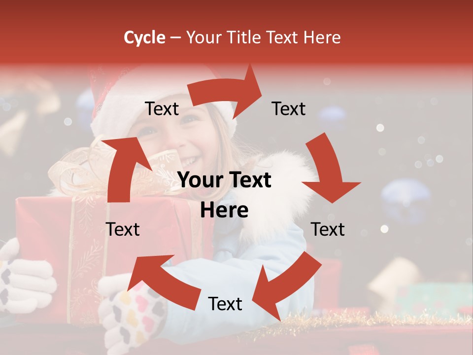Cheerful Looking Smiling PowerPoint Template