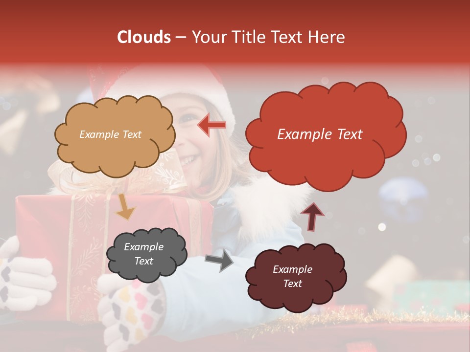 Cheerful Looking Smiling PowerPoint Template