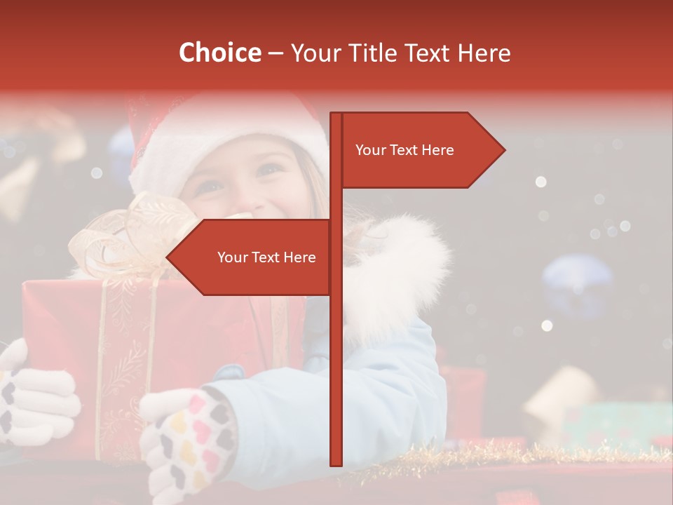 Cheerful Looking Smiling PowerPoint Template