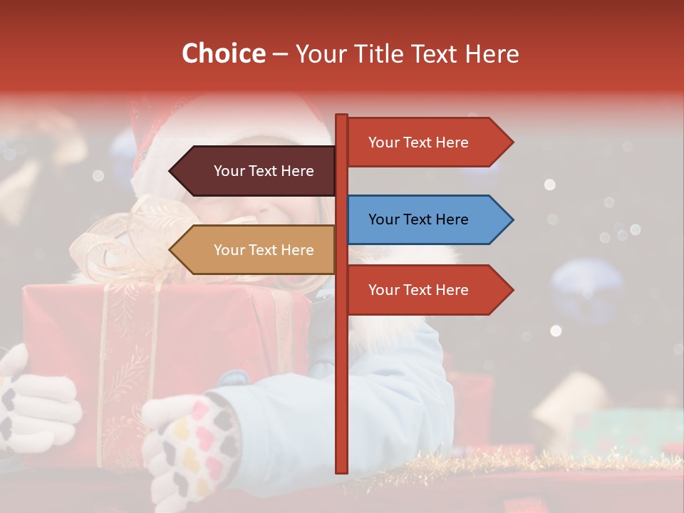 Cheerful Looking Smiling PowerPoint Template