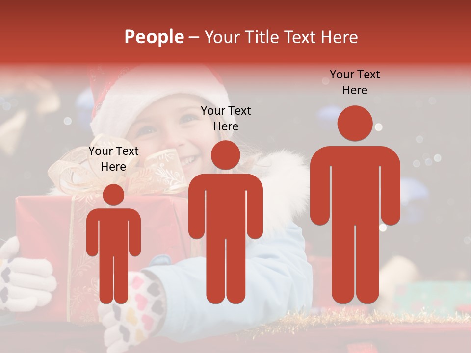 Cheerful Looking Smiling PowerPoint Template