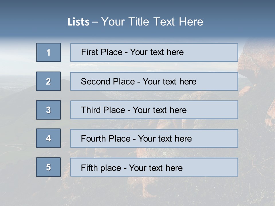 Nature Bishops View PowerPoint Template