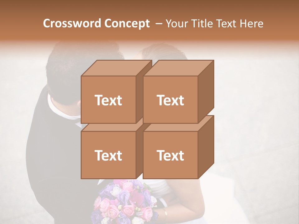 Face Male Inlove PowerPoint Template